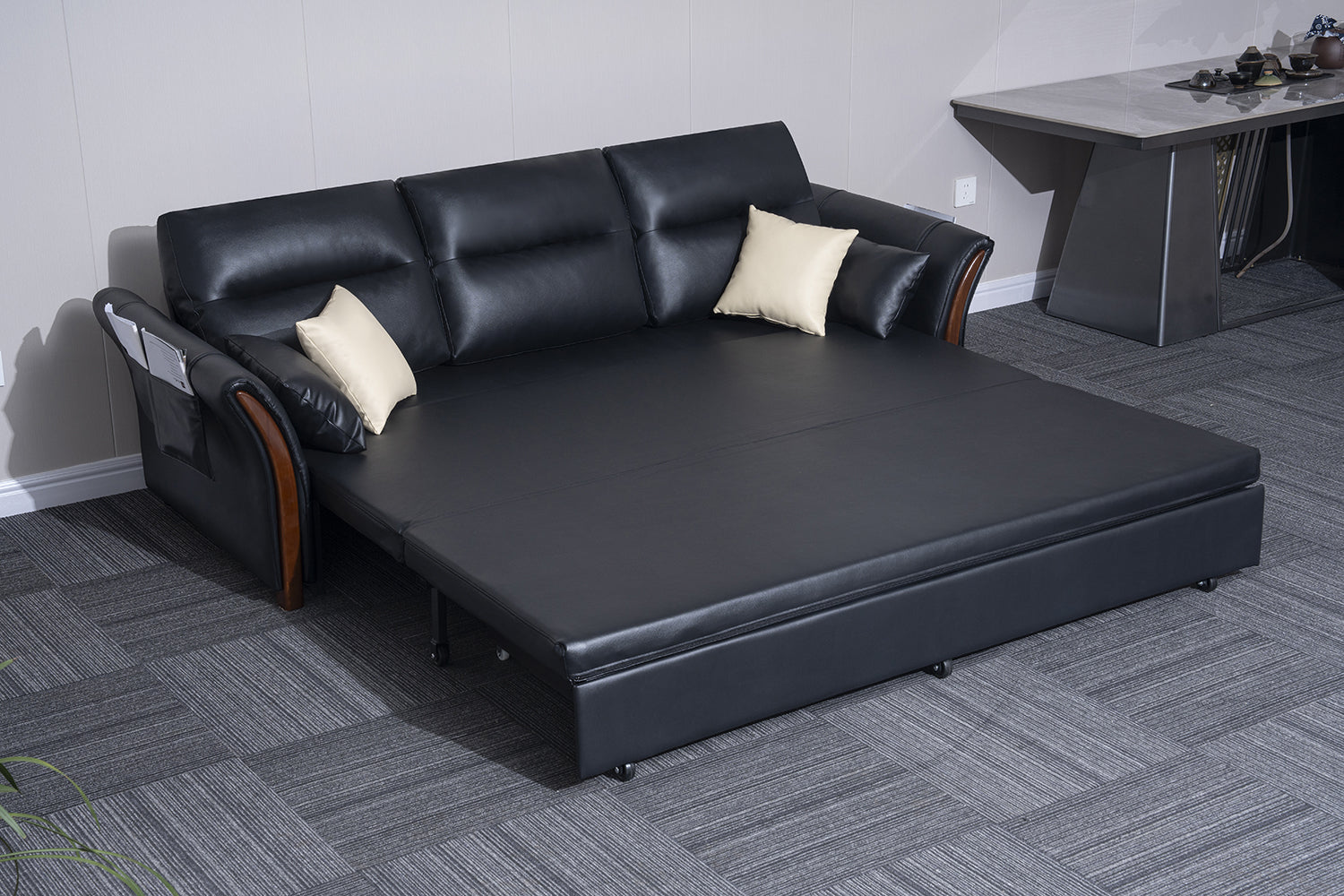 Seater Air Leather Sofa Bed