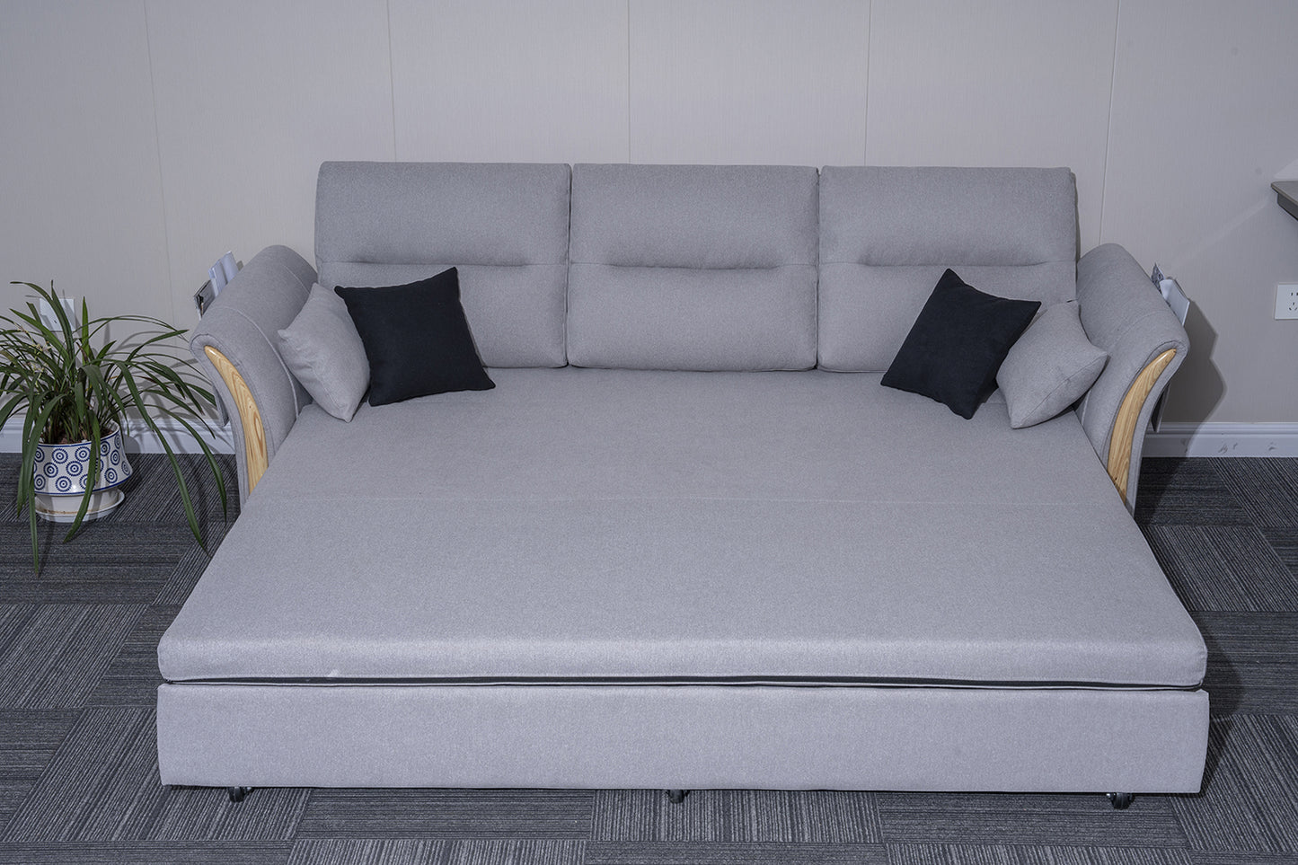 3 Seater Turkish Fabric Sofa Bed