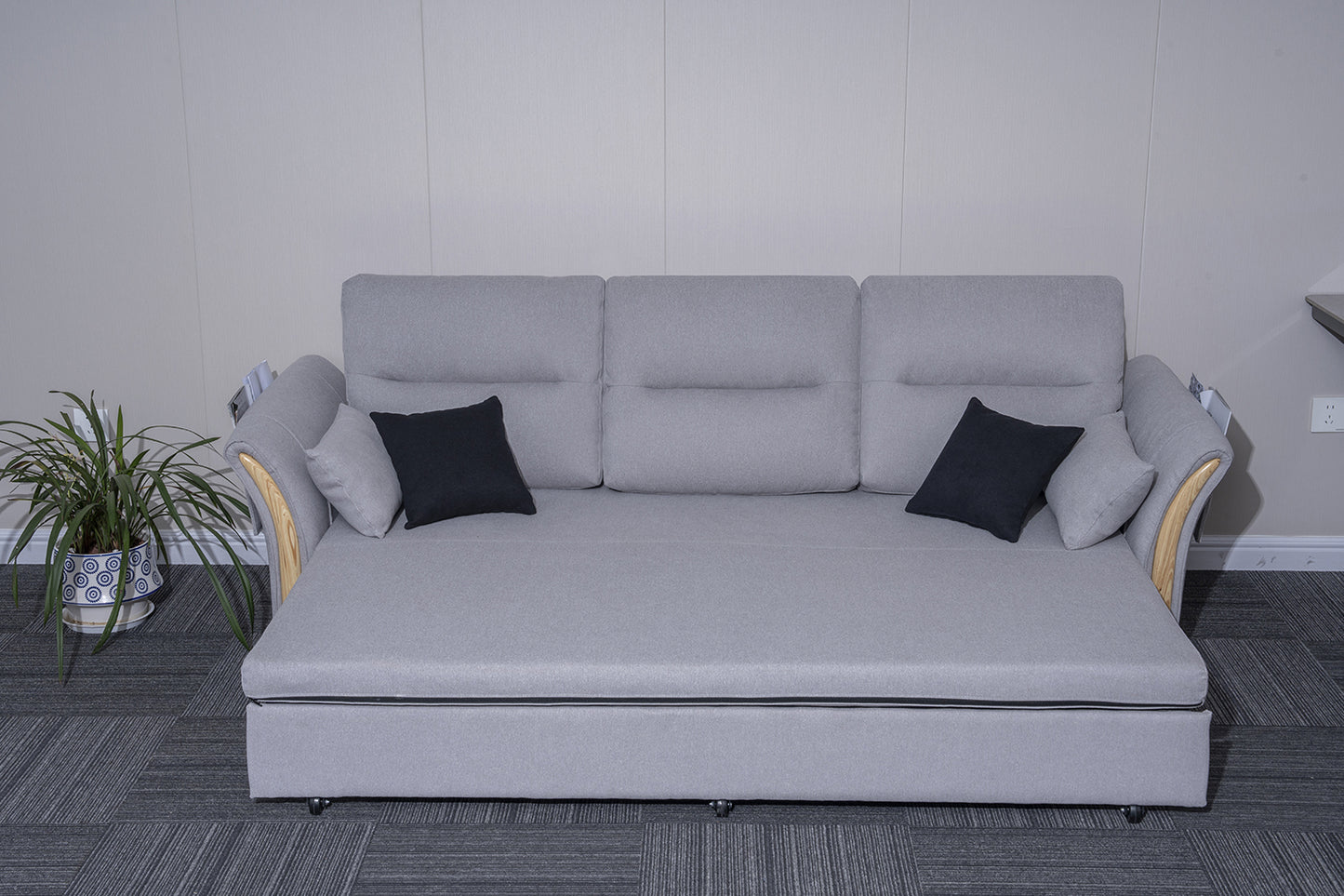 3 Seater Turkish Fabric Sofa Bed
