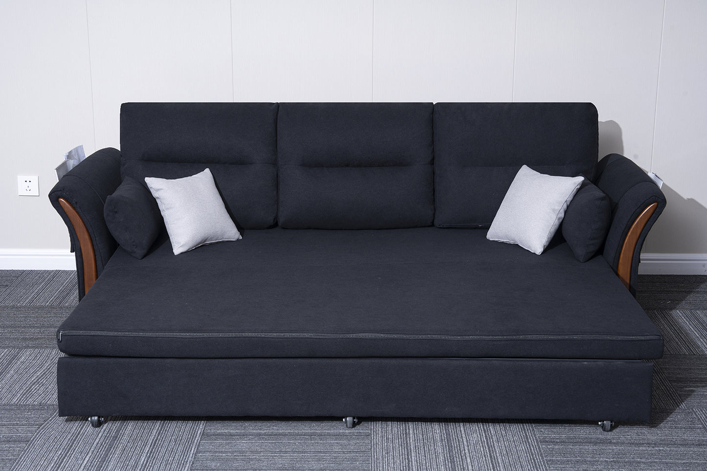 3 Seater Turkish Fabric Sofa Bed