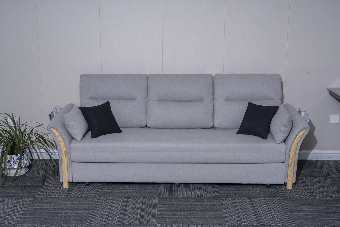 3 Seater Turkish Fabric Sofa Bed