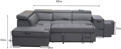 Modern Bonded Leather Sofa Beds