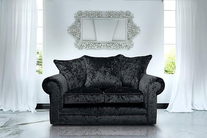 Luxury Crushed Velvet Sofa Set