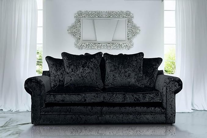 Luxury Crushed Velvet Sofa Set