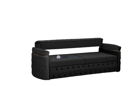 Turkish Chesterfield Plush Velvet 3+2 Seater Sofa Bed