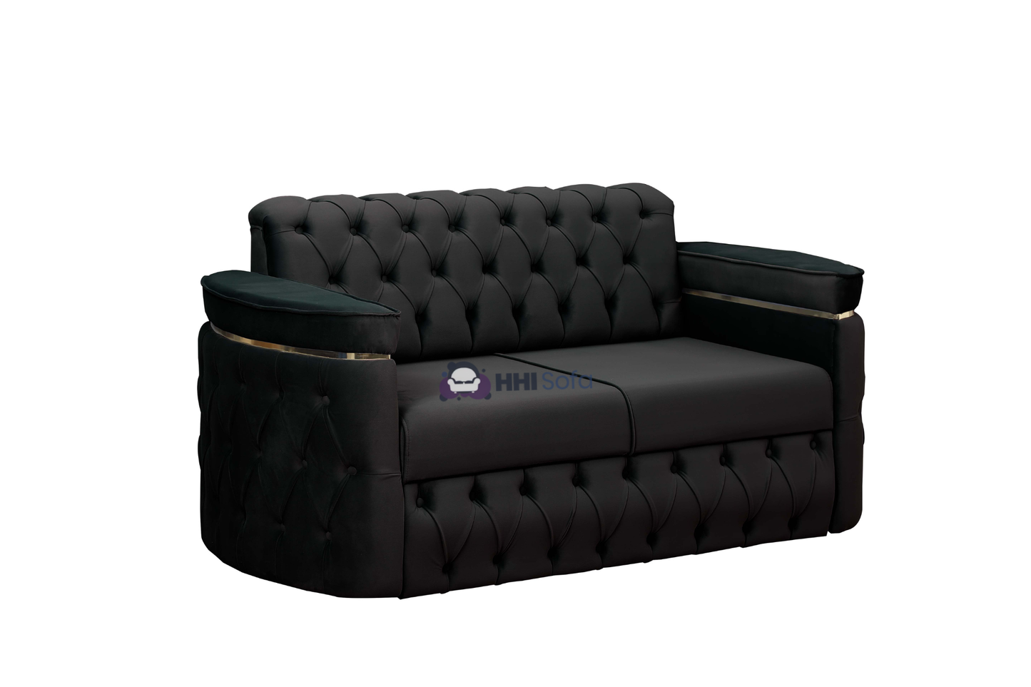 Turkish Chesterfield Plush Velvet 3+2 Seater Sofa Bed