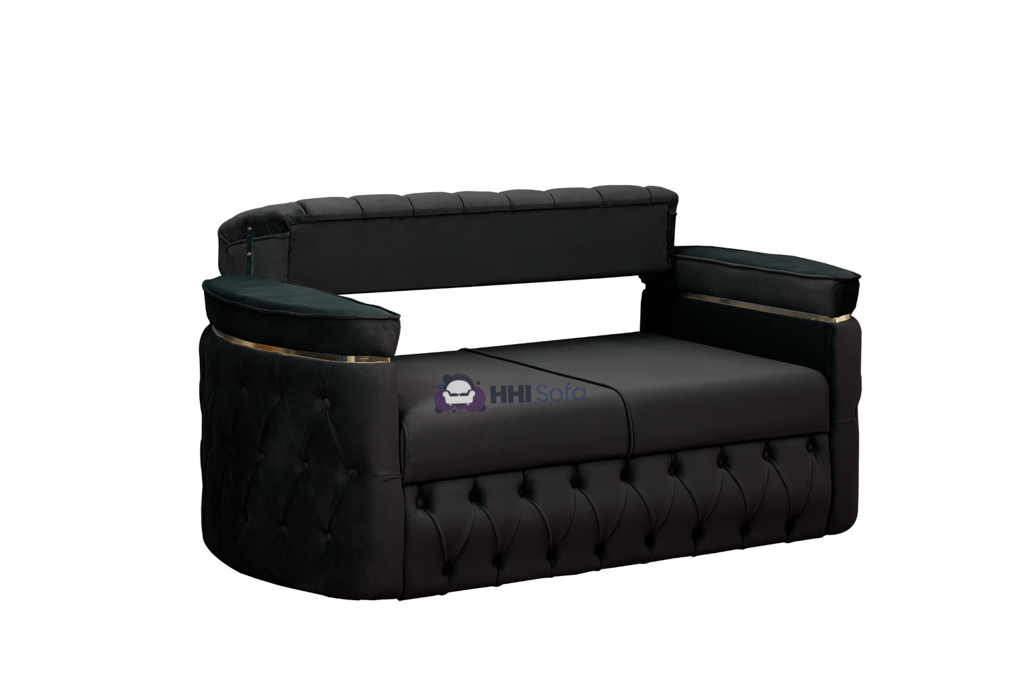 Turkish Chesterfield Plush Velvet 3+2 Seater Sofa Bed