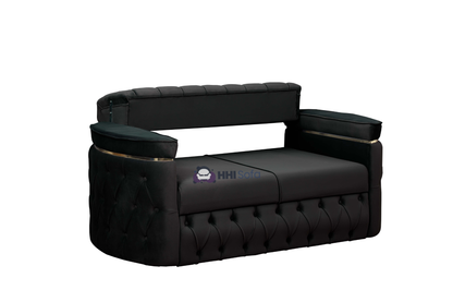 Turkish Chesterfield Plush Velvet 3+2 Seater Sofa Bed