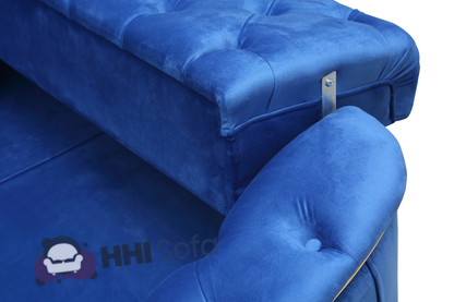 Turkish Chesterfield Plush Velvet Fabric 3+2 Seater Sofa