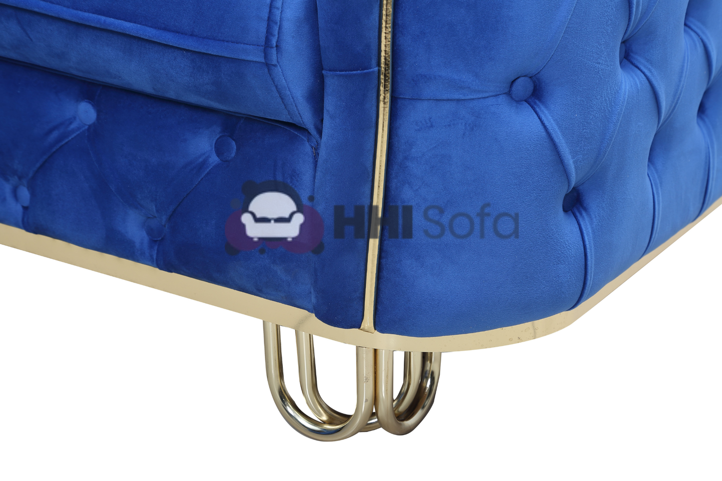 Turkish Chesterfield Plush Velvet Fabric 3+2 Seater Sofa