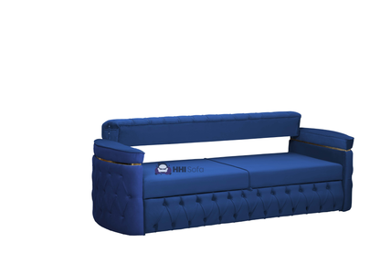 Turkish Chesterfield Plush Velvet 3+2 Seater Sofa Bed