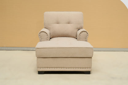 Turkish Fabric Chaise Lounge Sofa Bed
