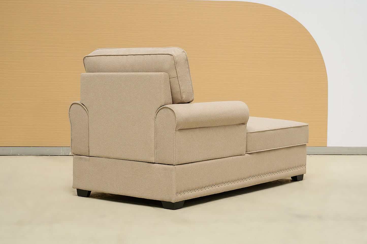 Turkish Fabric Chaise Lounge Sofa Bed
