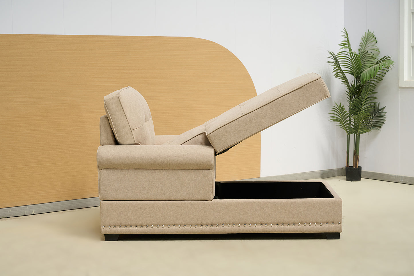 Turkish Fabric Chaise Lounge Sofa Bed