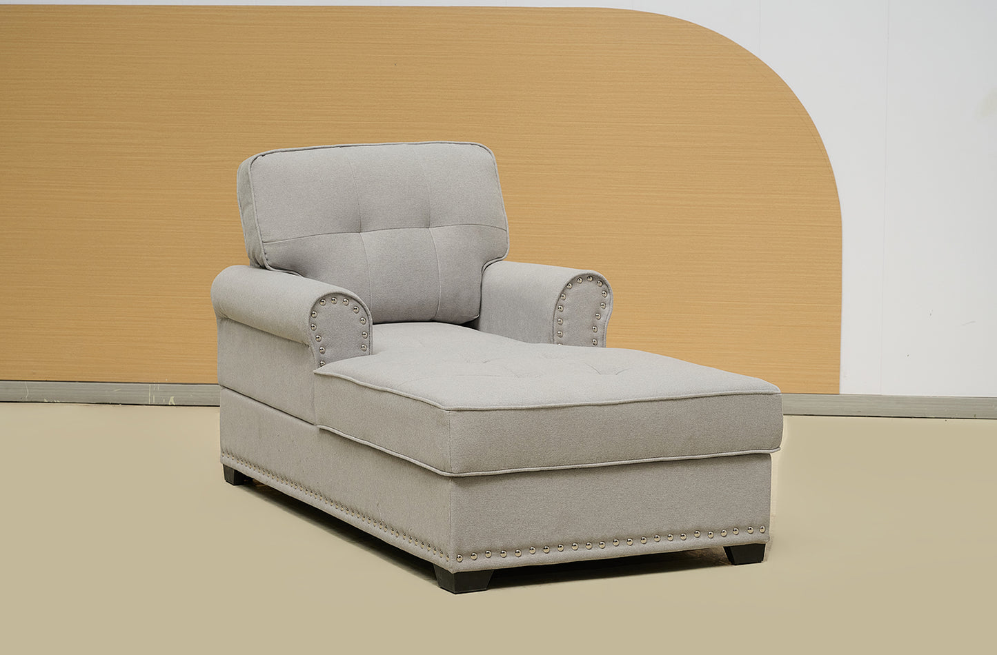 Turkish Fabric Chaise Lounge Sofa Bed