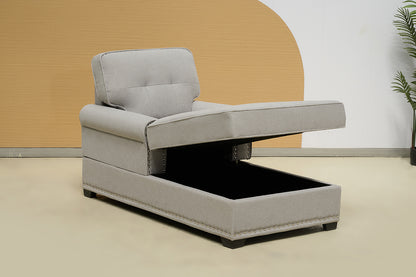 Turkish Fabric Chaise Lounge Sofa Bed
