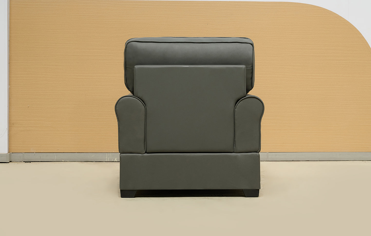 Air Leather Chaise Lounge Sofa Bed
