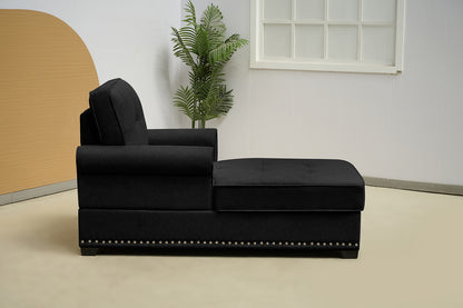 Turkish Fabric Chaise Lounge Sofa Bed