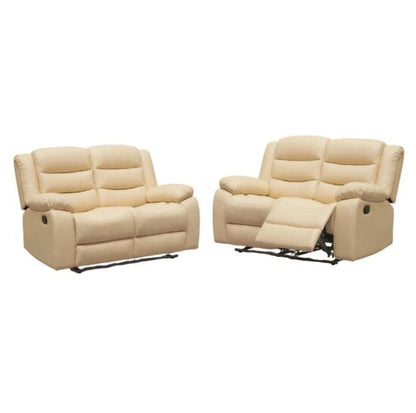 Roma Recliner Bonded Leather Sofa Set