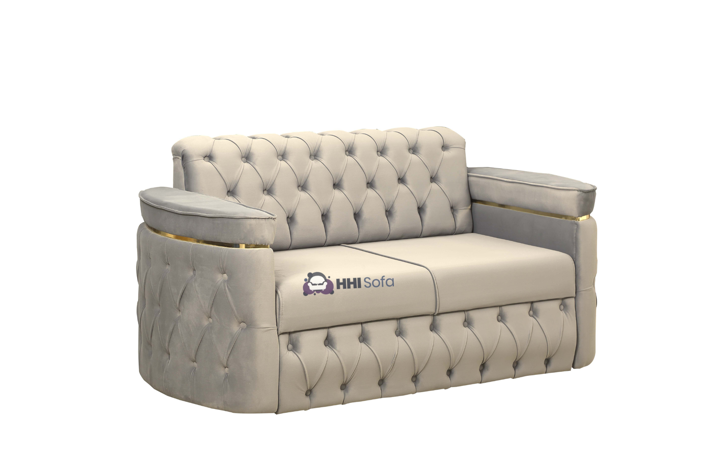 Turkish Chesterfield Plush Velvet 3+2 Seater Sofa Bed