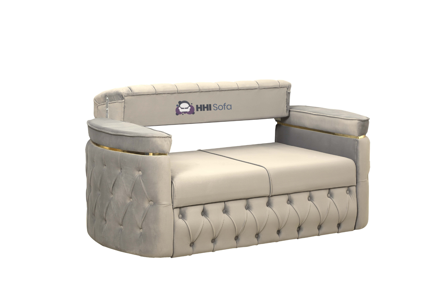 Turkish Chesterfield Plush Velvet 3+2 Seater Sofa Bed