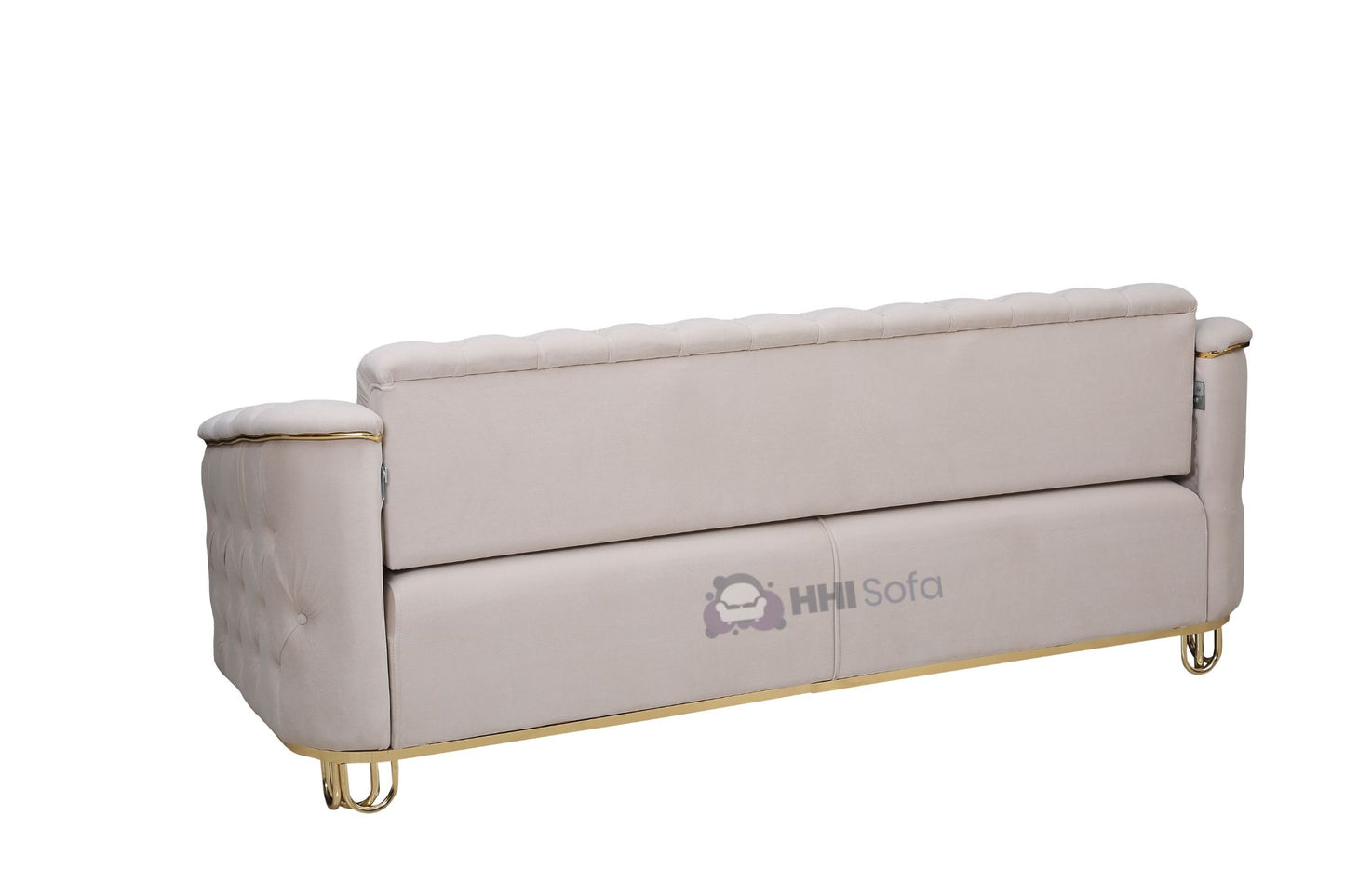 Turkish Chesterfield Plush Velvet Fabric 3+2 Seater Sofa