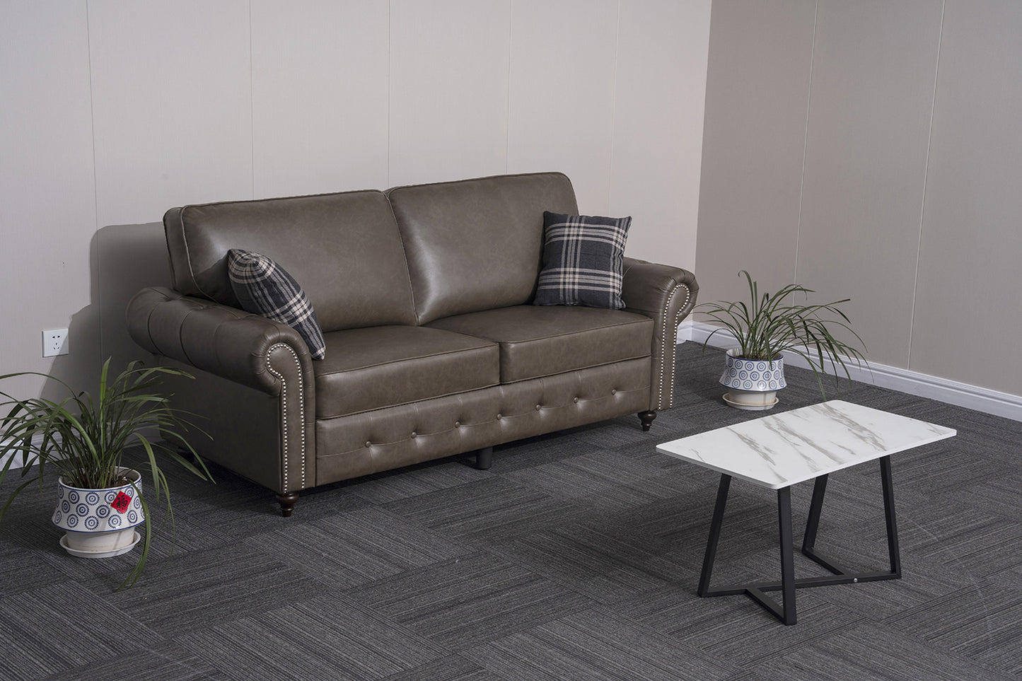 Oakland Faux Leather Sofas