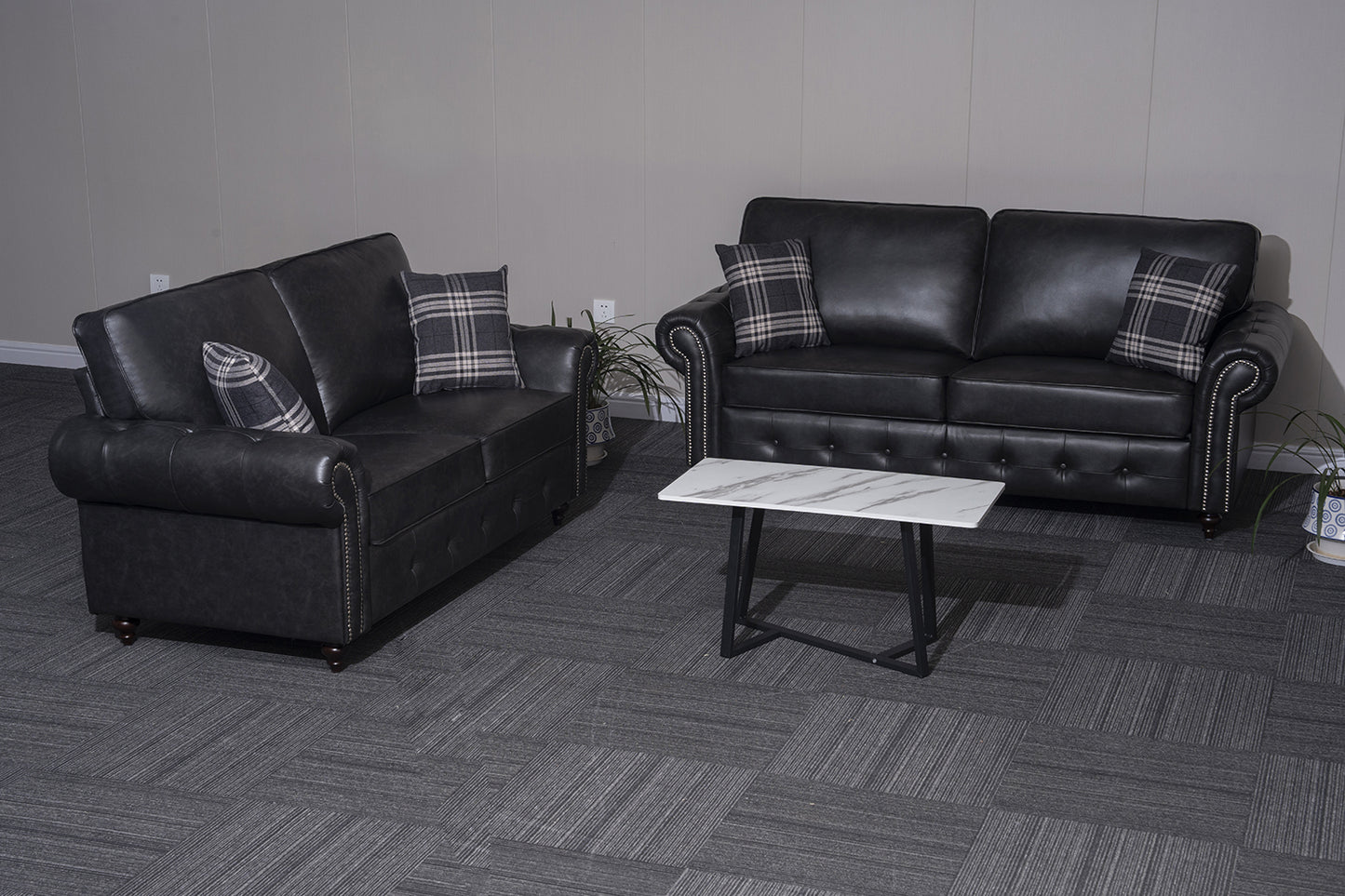 Oakland Faux Leather Sofas