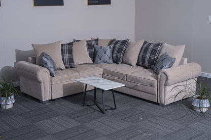 Verona L-Shaped Corner Sofa Bed