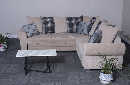 Verona L-Shaped Corner Sofa Bed