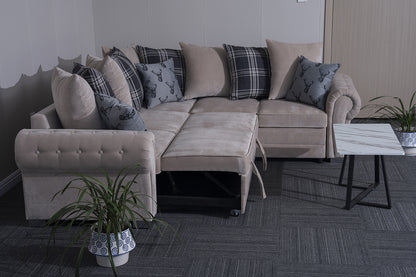 Verona L-Shaped Corner Sofa Bed