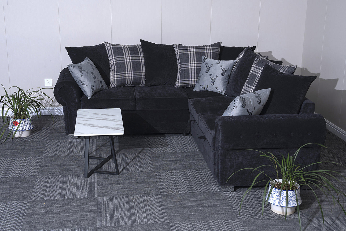 Verona L-Shaped Corner Sofa Bed