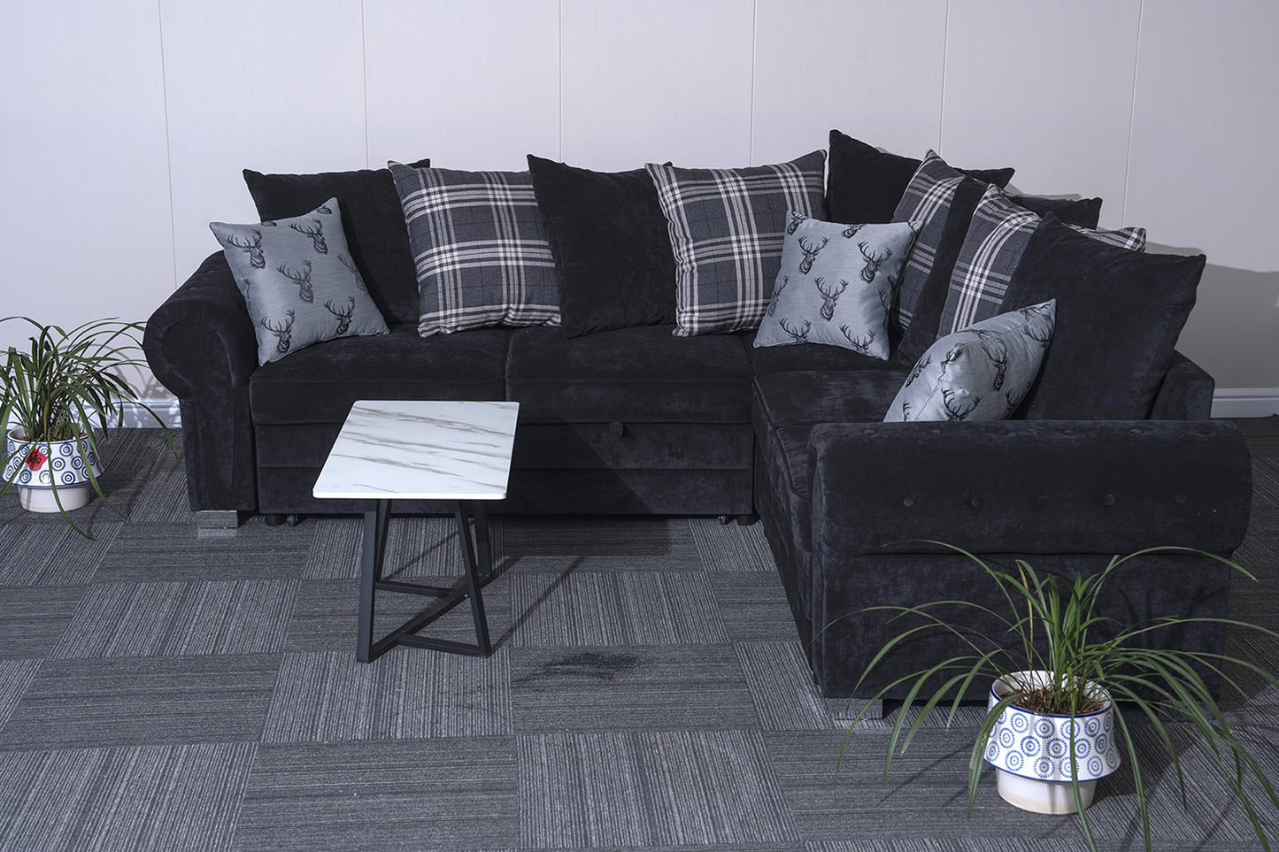 Verona L-Shaped Corner Sofa Bed