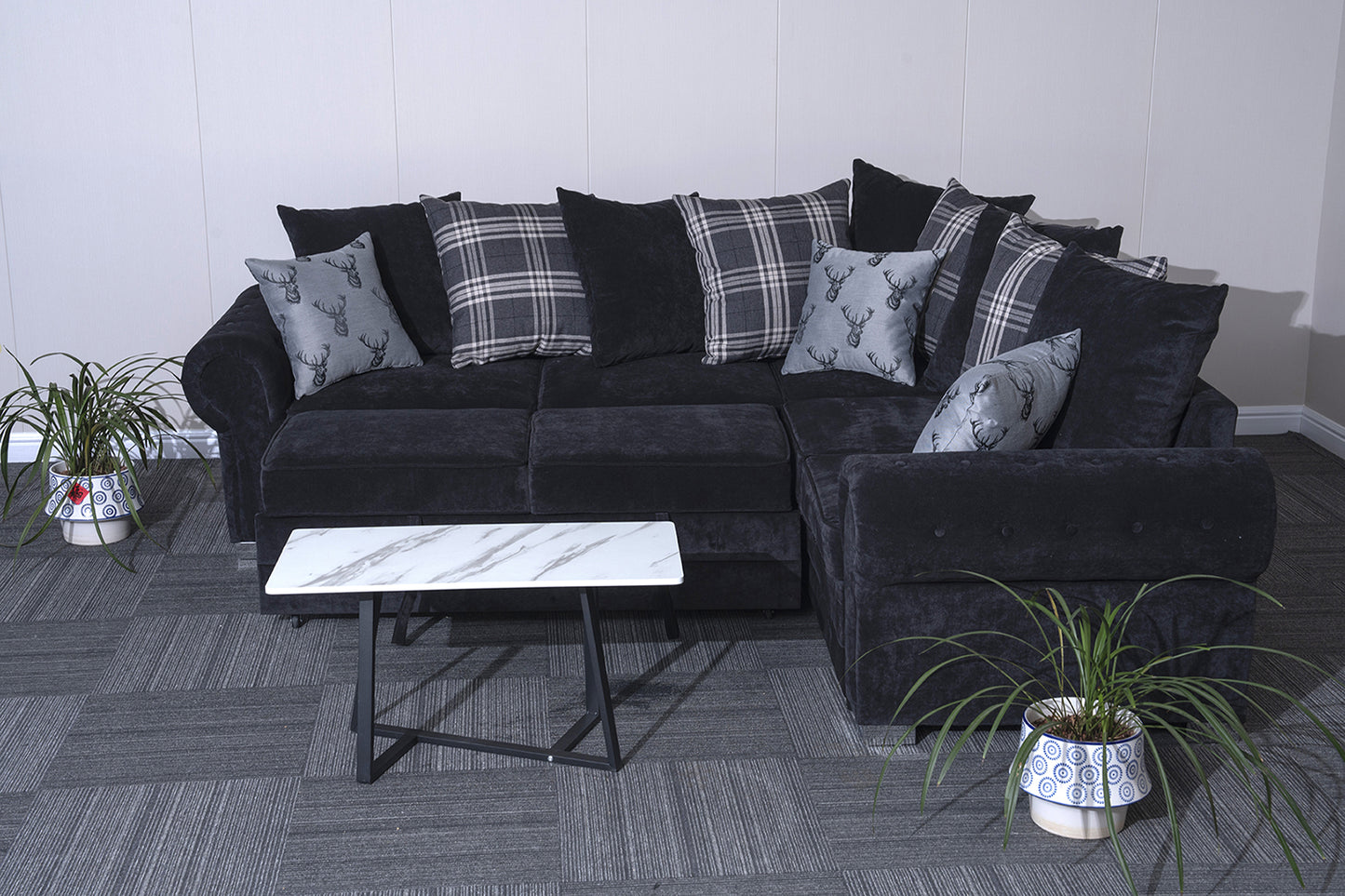 Verona L-Shaped Corner Sofa Bed