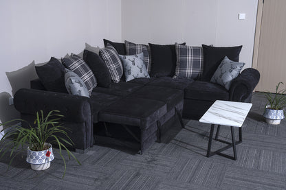 Verona L-Shaped Corner Sofa Bed