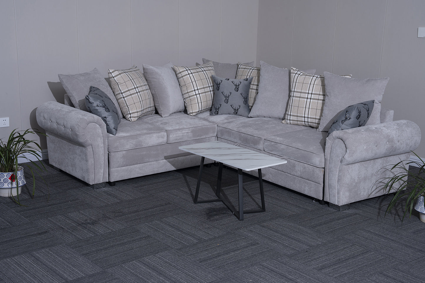 Verona L-Shaped Corner Sofa Bed