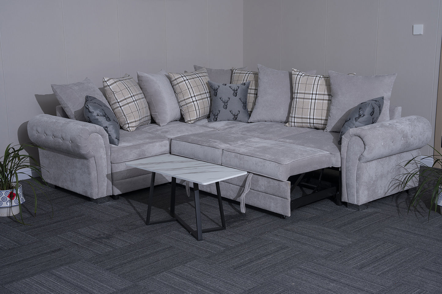 Verona L-Shaped Corner Sofa Bed