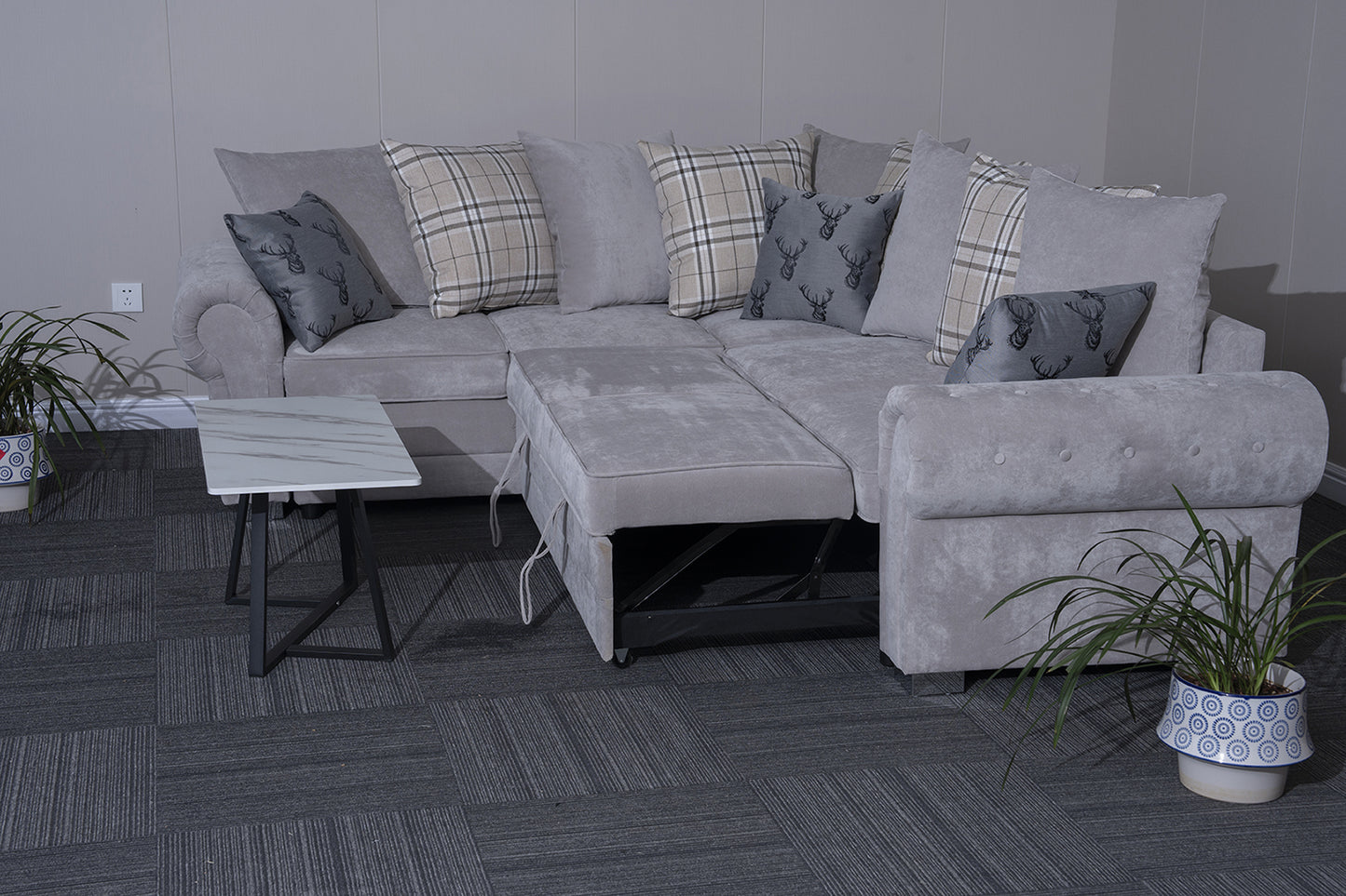 Verona L-Shaped Corner Sofa Bed