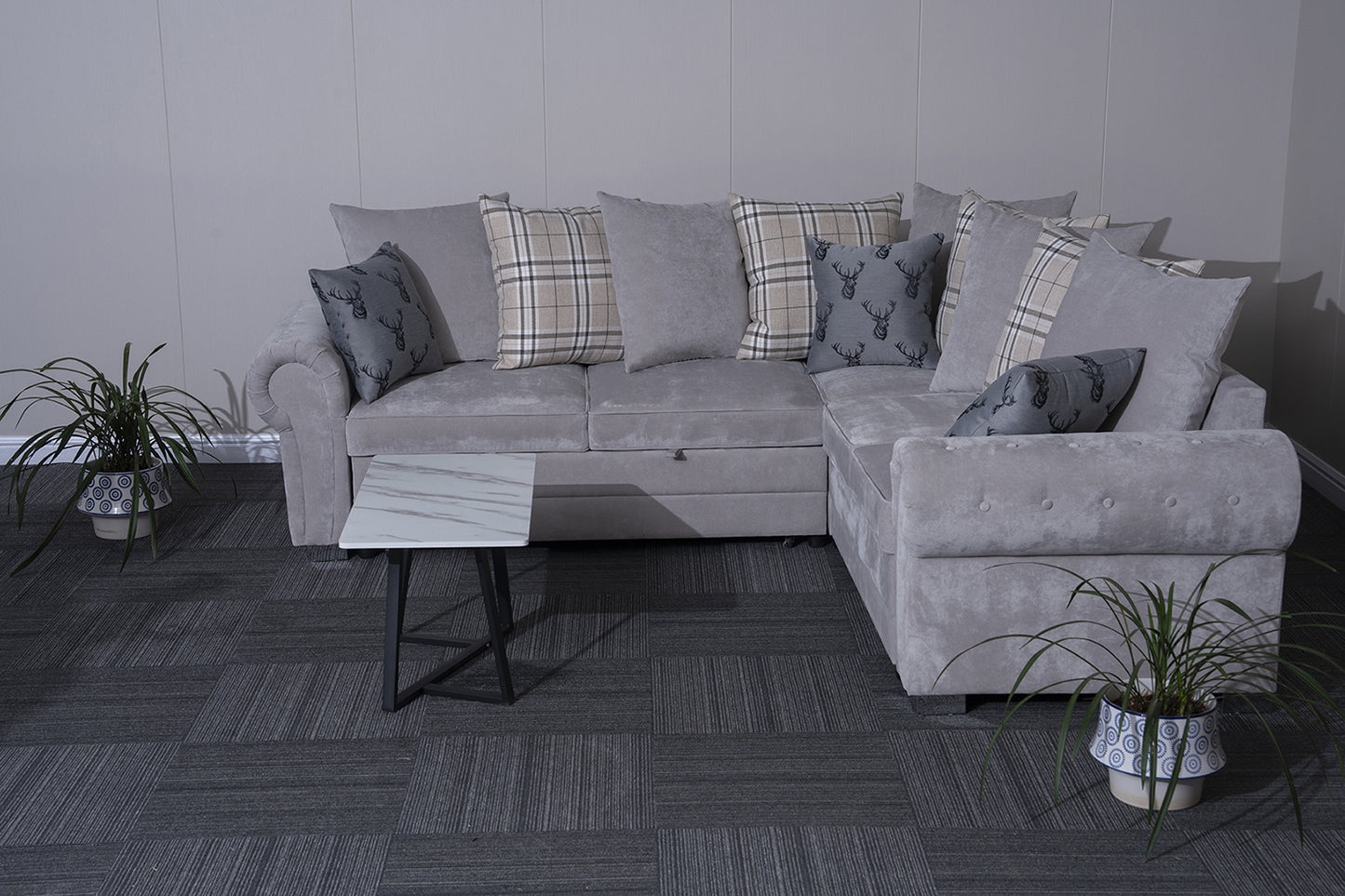 Verona L-Shaped Corner Sofa Bed