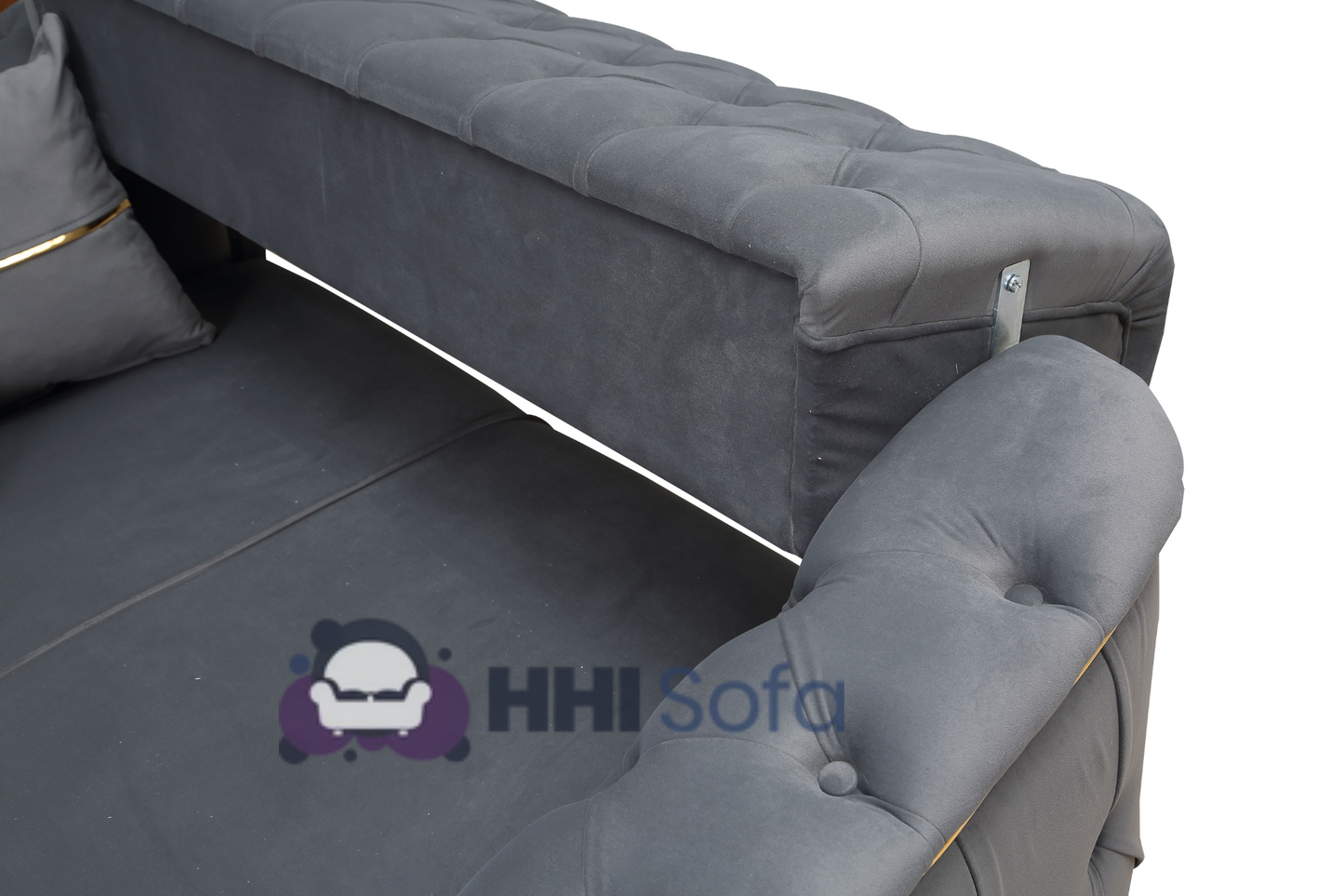 Turkish Chesterfield Plush Velvet Fabric 3+2 Seater Sofa