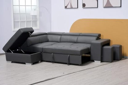 Modern Bonded Leather Sofa Beds
