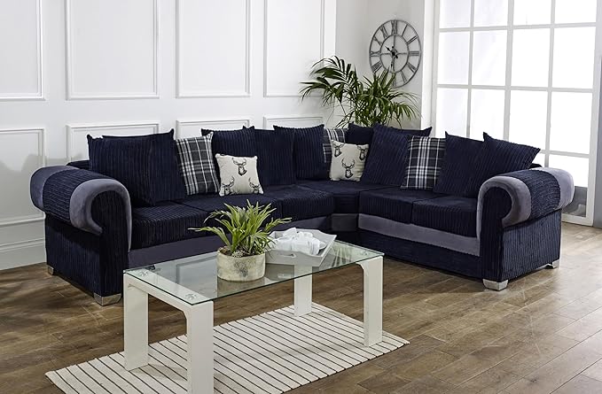Modern Jumbo Cord Fabric Sofas