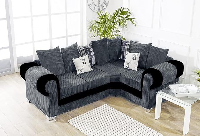 Modern Jumbo Cord Fabric Sofas