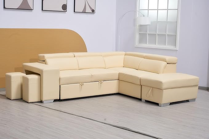 Modern Bonded Leather Sofa Beds