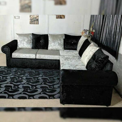 Luxury Crushed Velvet Sofa Set