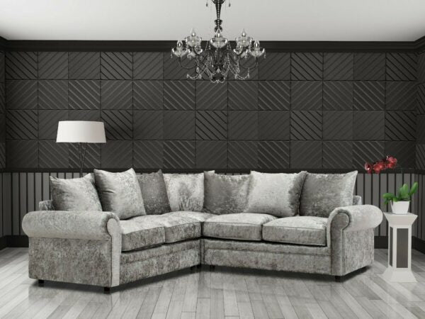 Luxury Crushed Velvet Sofa Set