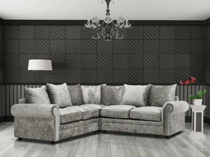 Luxury Crushed Velvet Sofa Set