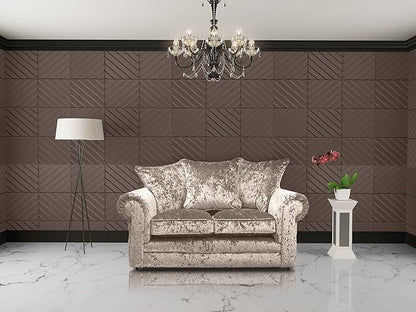 Luxury Crushed Velvet Sofa Set