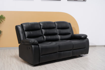 Roma Recliner Bonded Leather Sofa Set
