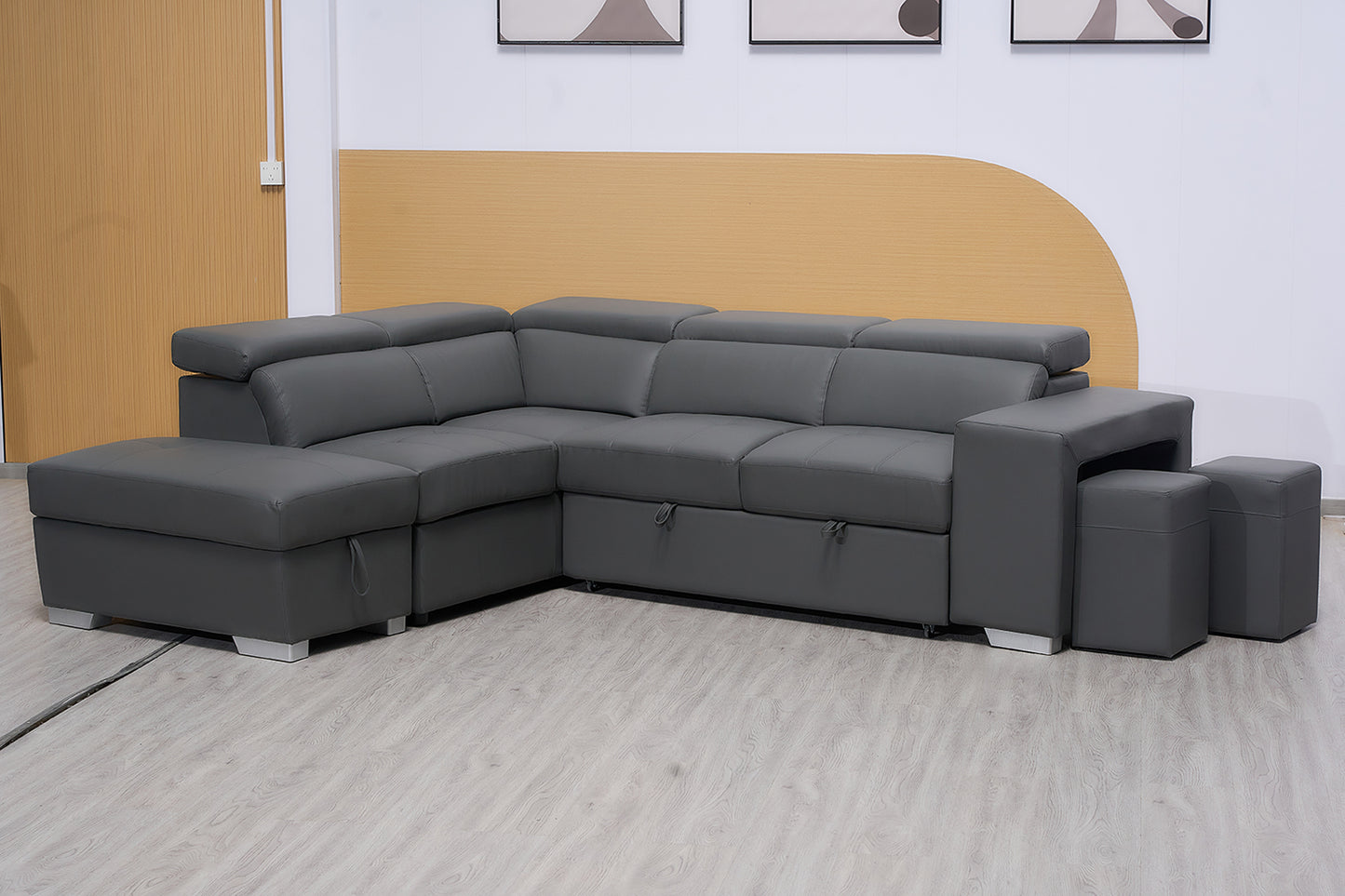Modern Bonded Leather Sofa Beds